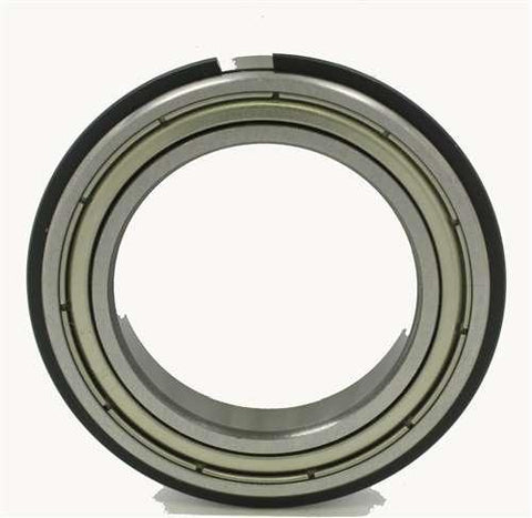 6008ZZNR Shielded Bearing with snap ring groove + a snap ring 40x68x15 - VXB Ball Bearings