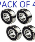6012-2RS Radial Ball Bearing Dual Sided Rubber Sealed Deep Groove (4PCS) - VXB Ball Bearings