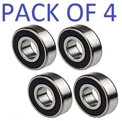 6012-2RS Radial Ball Bearing Dual Sided Rubber Sealed Deep Groove (4PCS) - VXB Ball Bearings