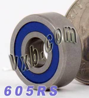 605RS Bearing 5x14x5 Sealed Miniature - VXB Ball Bearings