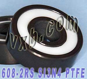 608-2RS Full Ceramic Sealed Bearing 8x22x7 Si3N4 Miniature Bearings - VXB Ball Bearings