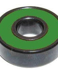 608B-2RS Sealed Black Bearing with Bronze Cage and green Seals 8x22x7mm - VXB Ball Bearings