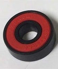 608B-2RS Sealed Black Bearing with Bronze Cage and red Seals 8x22x7mm - VXB Ball Bearings