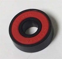 608B-2RS Sealed Black Bearing with Bronze Cage and red Seals 8x22x7mm - VXB Ball Bearings