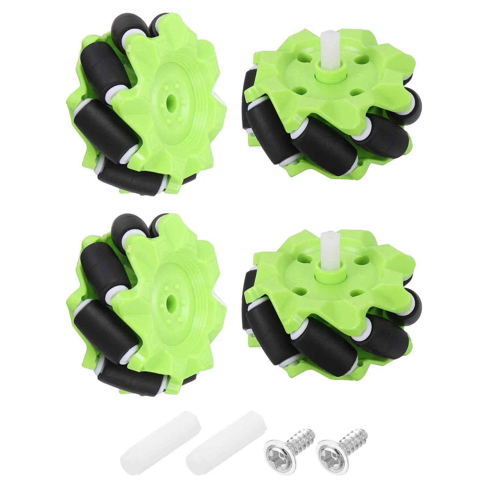 Mecanum Wheel Set for DIY Robot Cars Omnidirectional ✓