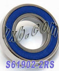 61902-2RS Bearing Stainless Steel Sealed 15x28x7 - VXB Ball Bearings