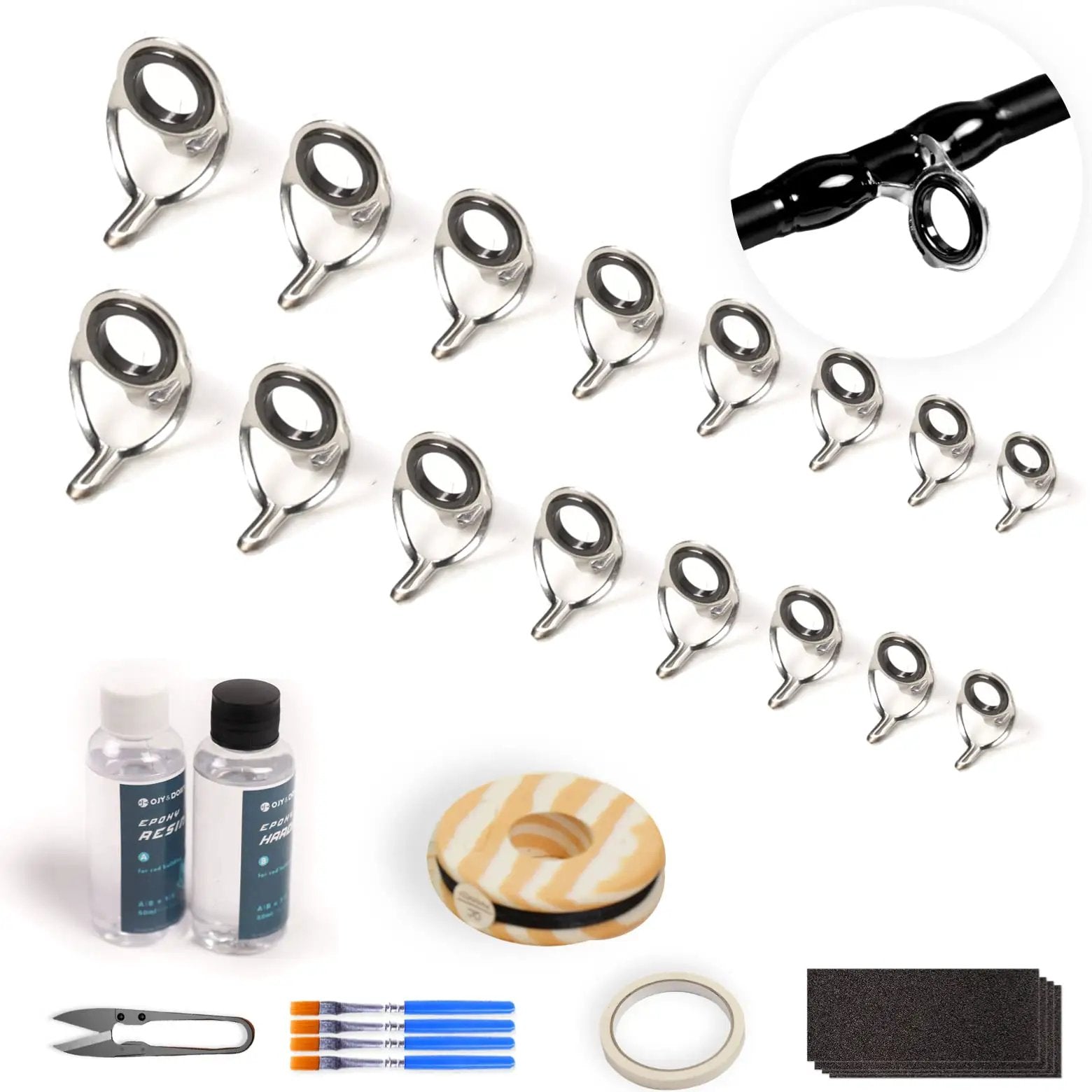 Ultimate Fishing Rod Repair Kit ✓ Eyelet & Guide Fix