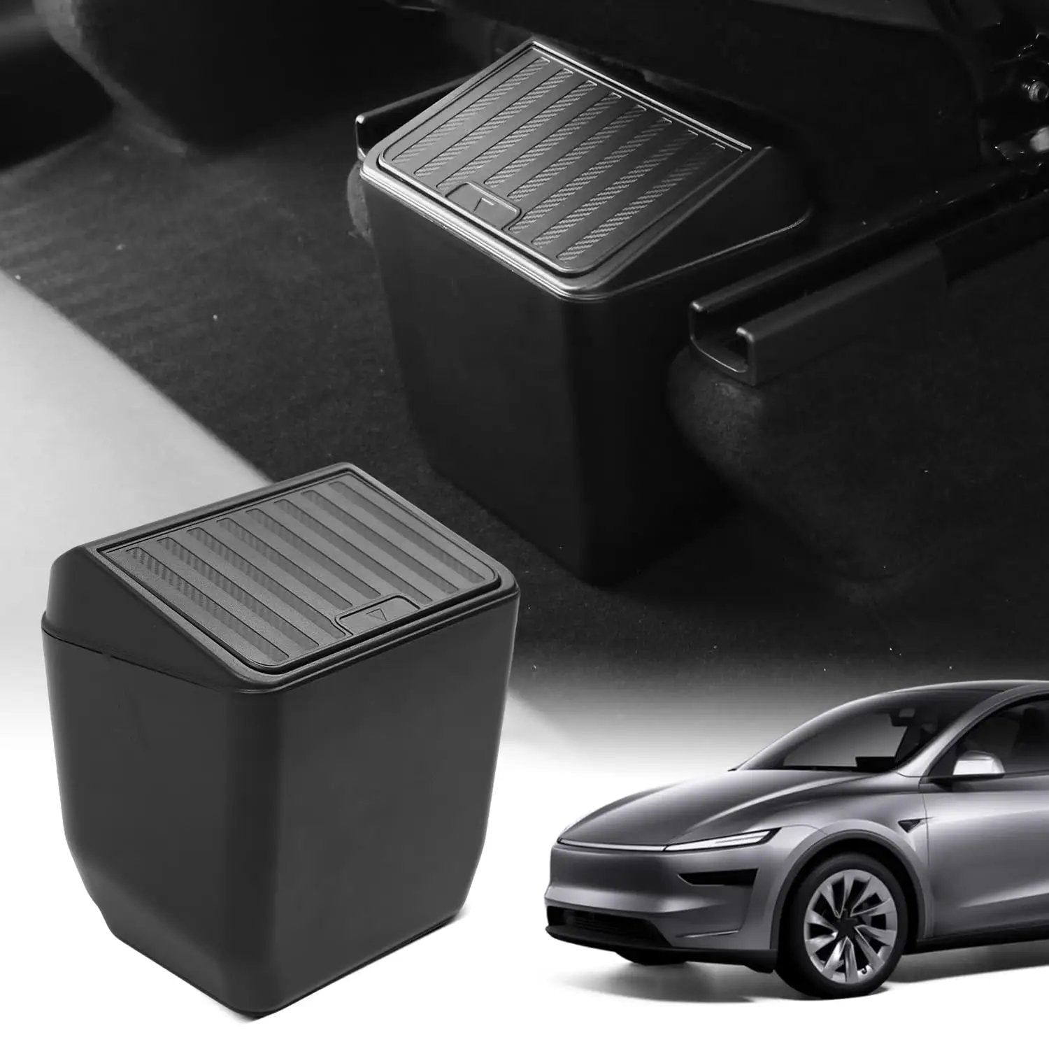 Tesla Model Y Juniper Rear Trash Can - Black 2025-26 ✓
