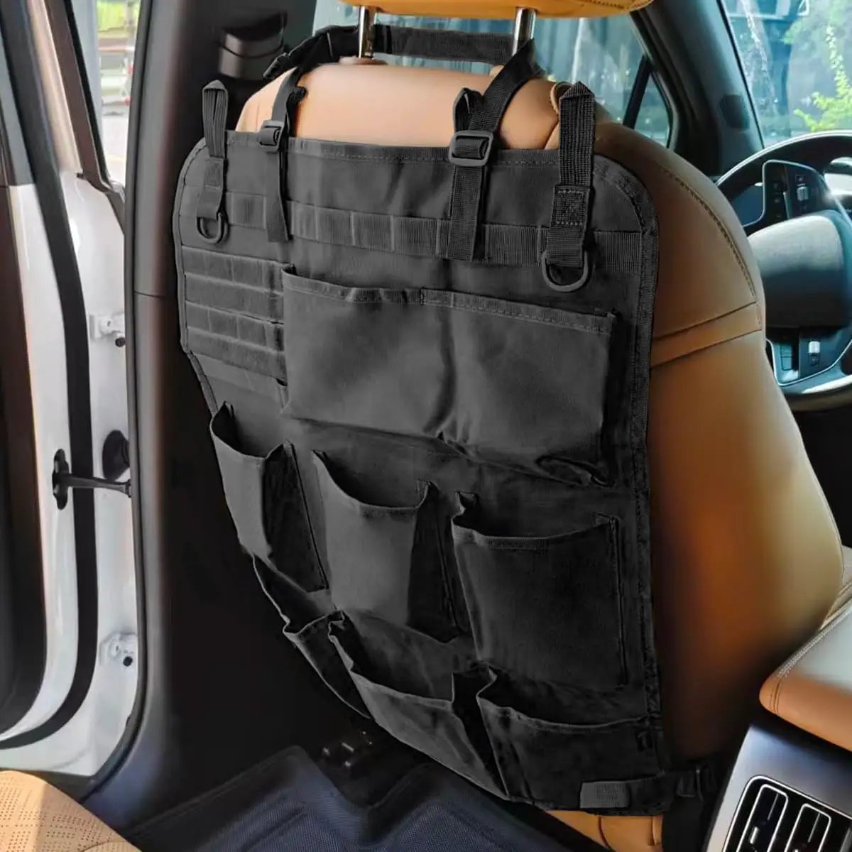 Backseat Organizer With 8 Pockets Waterproof ✓