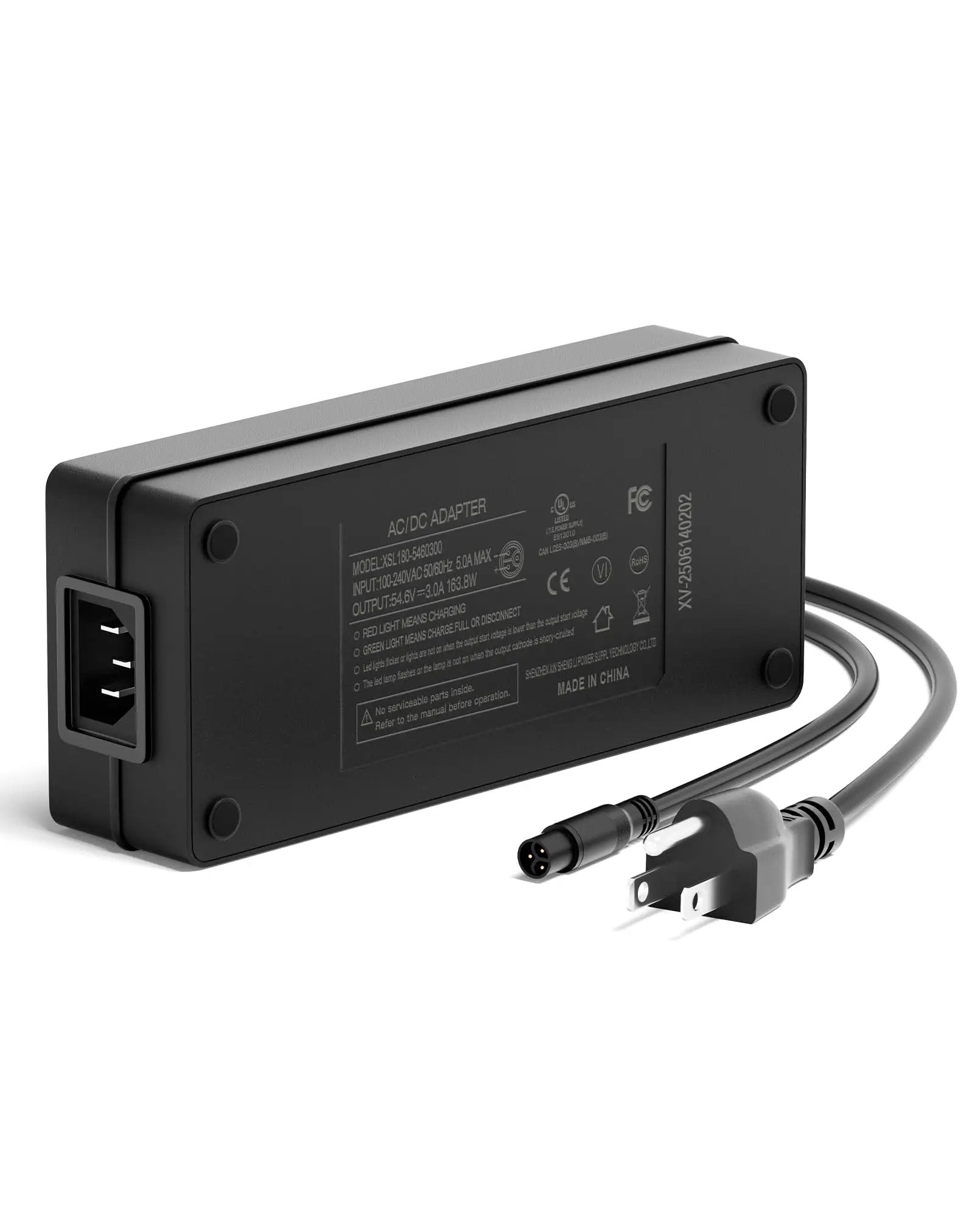 Fast 54.6V 3A Electric Bike Charger - Safe & Efficient ✓