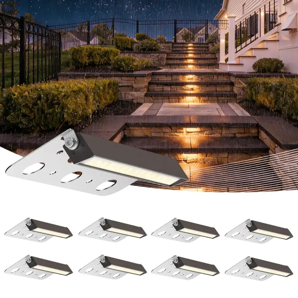リリパットレーン37☆LEAD KINDLY LIGHT IN WINTER 8 Pack 7 Inch LED Retaining Wall Lights ✓