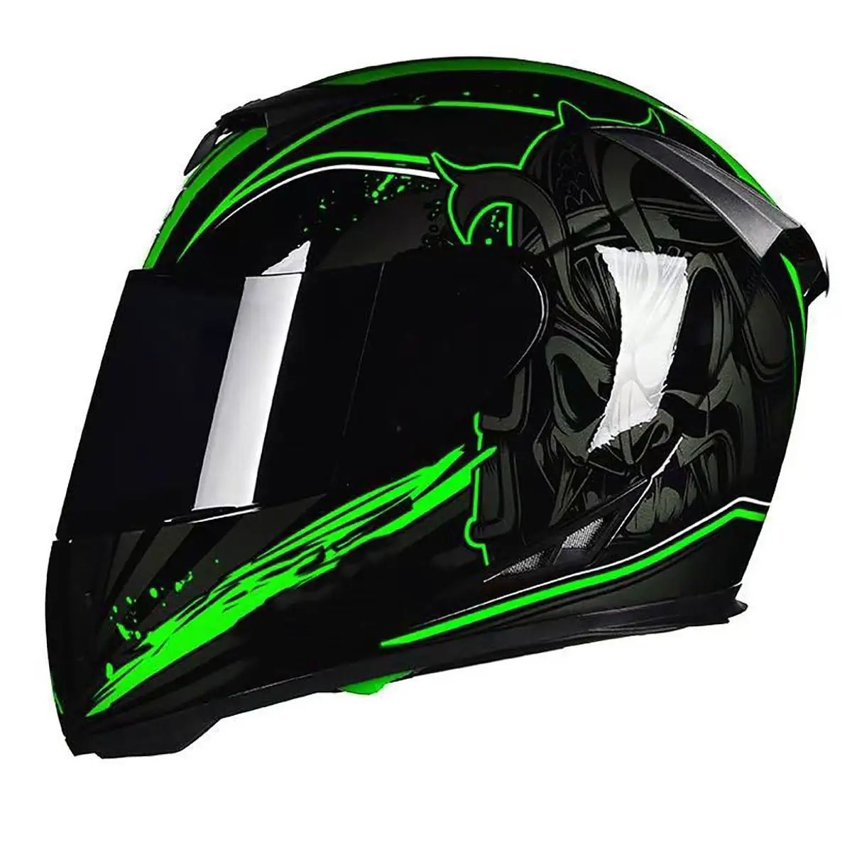 four seasons motorcycle helmets Full Face Helmet With Flip Up Double Visors DOT Approved For Adults Men And Women Off Road Motocross Racing Gear Great For Go collectible The 10 Best Kids Primary color:Purple/ Teal Includes a clear visor