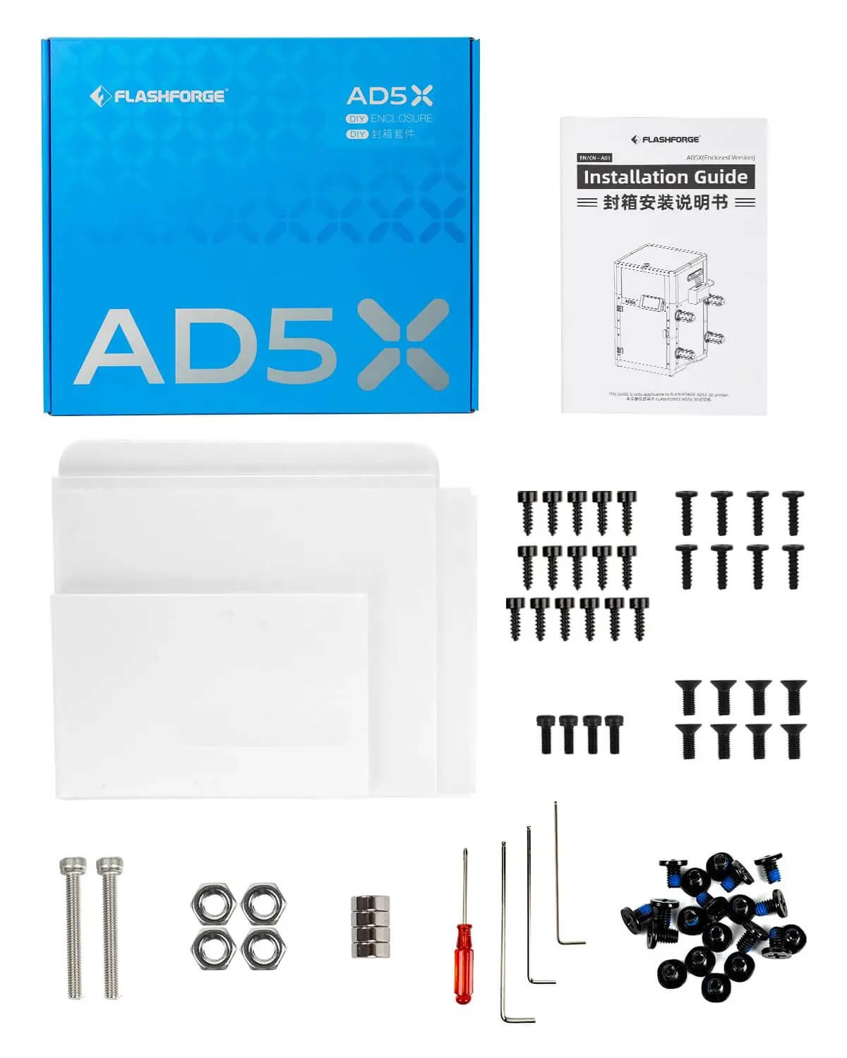 Enclosure Kit For AD5X 3D Printer | Easy Install ✓