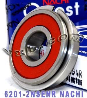 6201-2NSENR Nachi Bearing Sealed C3 Snap Ring Japan 12x32x10 Bearings - VXB Ball Bearings