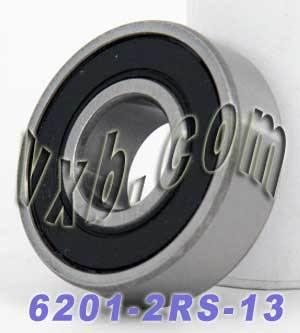 6201-2RS-13 Bearing 13x32x10 Sealed - VXB Ball Bearings