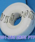 6201-2RS Full Ceramic Sealed Bearing 12x32x10 ZrO2 - VXB Ball Bearings