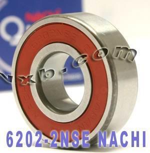 6202-2NSE Nachi Bearing 15x35x11 Sealed C3 Japan - VXB Ball Bearings