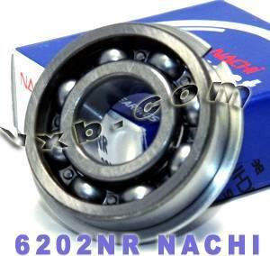 6202NR Nachi Bearing Open C3 Snap Ring Japan 15x35x11 - VXB Ball Bearings