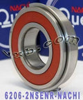6206-2NSENR Nachi Bearing 30x62x16 Sealed C3 Snap Ring Japan Bearings - VXB Ball Bearings