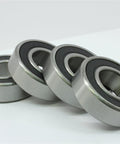 6206-2RS Ball Bearing Dual Sided Rubber Sealed Deep Groove Dia. 30mm OD 62mm Width 16mm (4PCS) - VXB Ball Bearings
