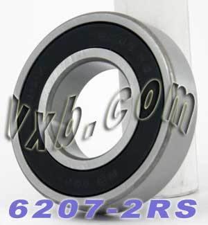 6207-2RS Bearing 35x72x17 Sealed - VXB Ball Bearings