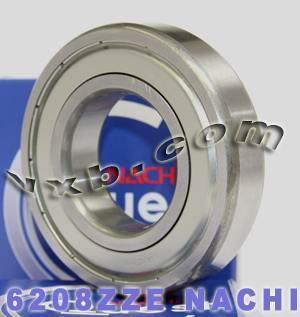 6208ZZE Nachi Bearing 40x80x18 Shielded C3 Japan - VXB Ball Bearings