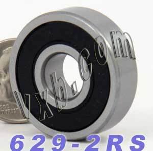 629-2RS Bearing 9x26x8 Sealed Miniature - VXB Ball Bearings