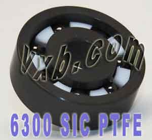 6300 Full Ceramic Bearing Silicon Carbide 10x35x11 SiC - VXB Ball Bearings