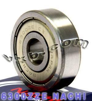6300ZZE Nachi Bearing Shielded C3 Japan 10x35x11 - VXB Ball Bearings