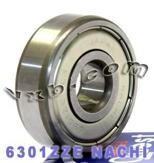 6301ZZE Nachi Bearing Shielded C3 Japan 12x37x12 - VXB Ball Bearings