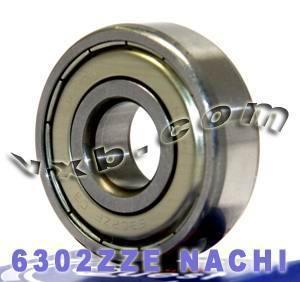 6302ZZE Nachi Bearing Shielded C3 Japan 15x42x13 - VXB Ball Bearings