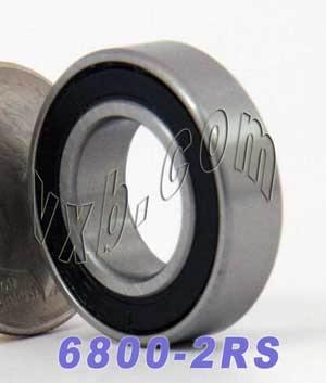 6800-2RS Bearing 10x19 Sealed 10x19x5 - VXB Ball Bearings