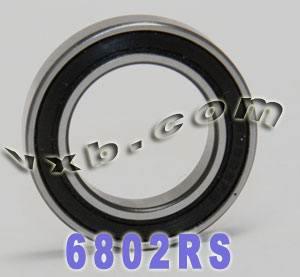 6802RS Sealed Bearing 15x24x5 - VXB Ball Bearings