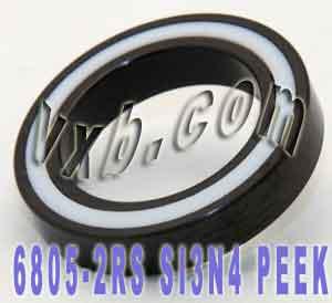 6805-2RS Full Ceramic Sealed Bearing 25x37x7 Si3N4 25mm Bore Bearings - VXB Ball Bearings