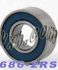 686-2RS Bearing 6x13x5 Sealed Miniature - VXB Ball Bearings