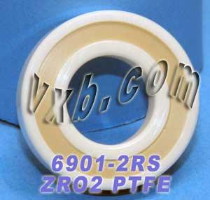 6901-2RS Full Ceramic Sealed Bearing 12x24x6 ZrO2 - VXB Ball Bearings