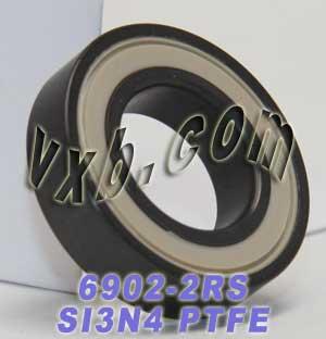6902-2RS Full Ceramic Sealed Bearing 15x28x7 Si3N4 - VXB Ball Bearings