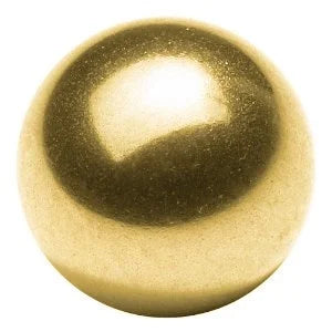 6mm = 0.236" Inches Diameter Loose Solid Bronze/Brass Pack of 10 Bearing Balls - VXB Ball Bearings