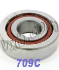 709C Angular Contact Bearing 9x24x7 Miniature - VXB Ball Bearings