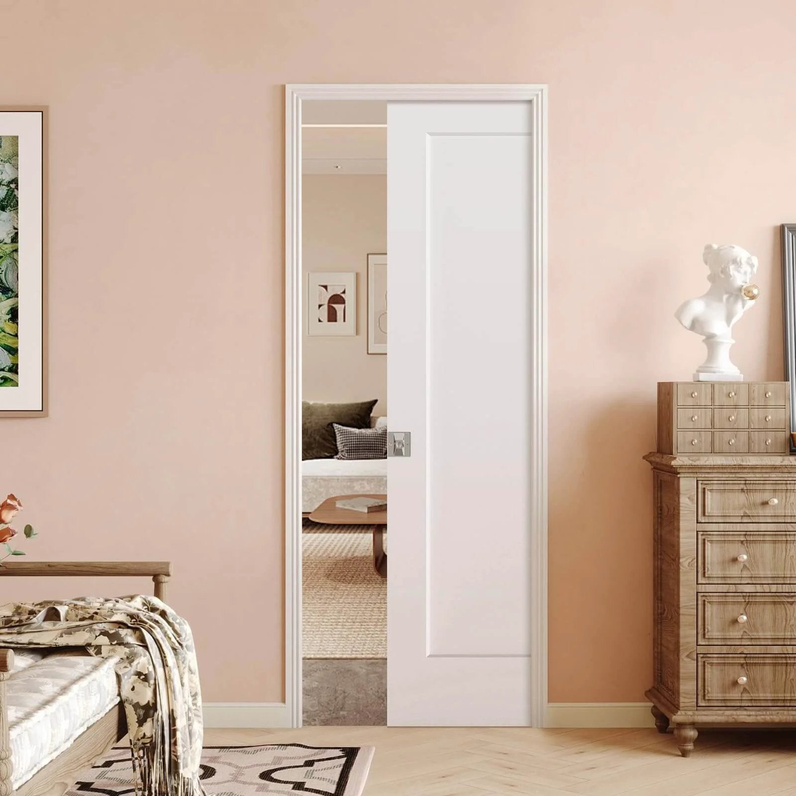 32x80 Sliding Pocket Door Kit With Hardware ✓