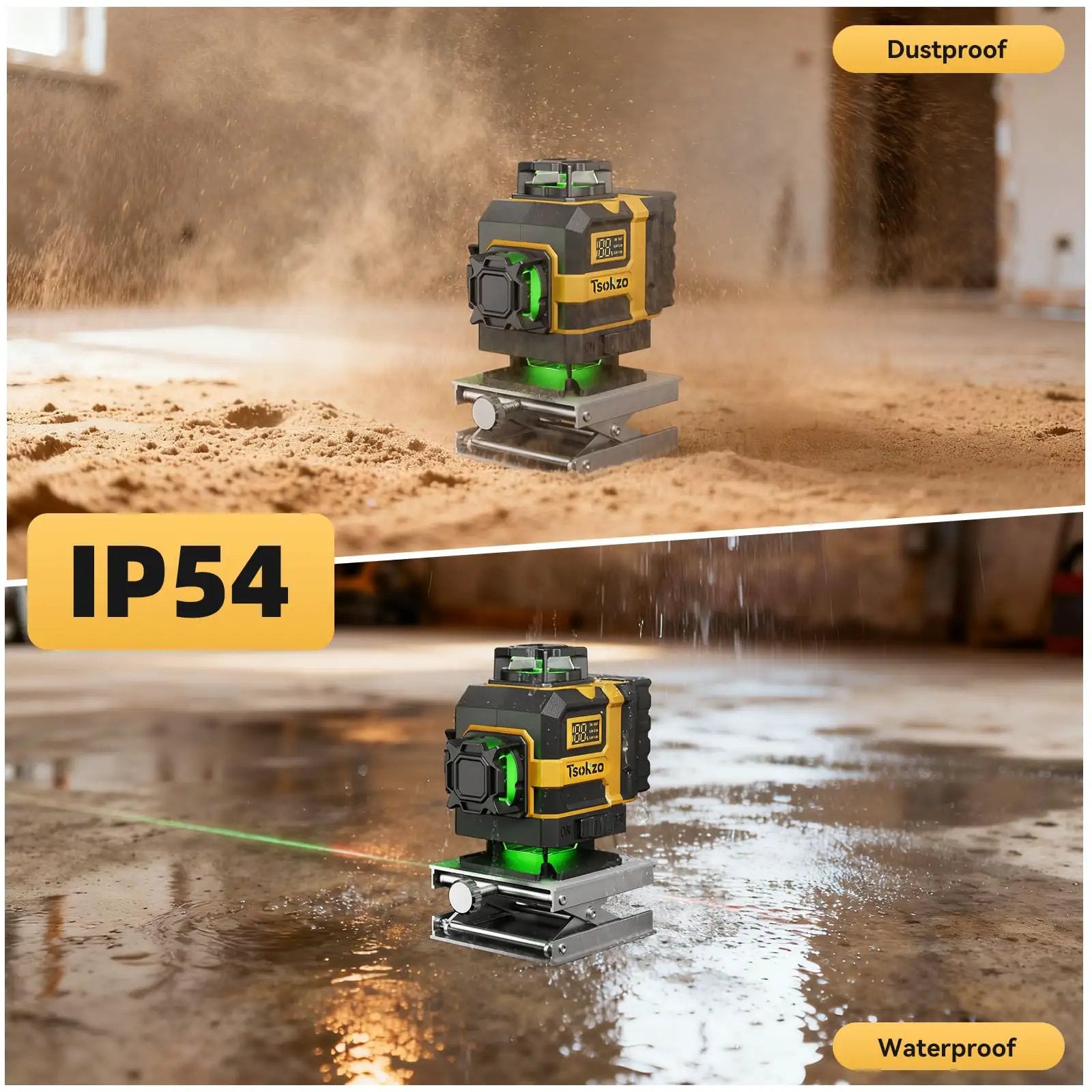 16 Lines Laser Level With Tripod 360° Self-Leveling ✓
