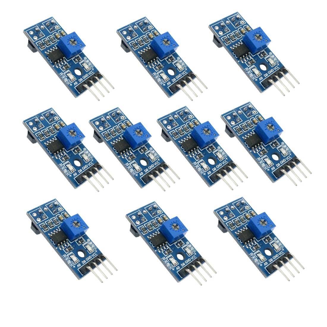 10 Pack TCRT5000 Infrared Reflective Sensor Module For Ar...