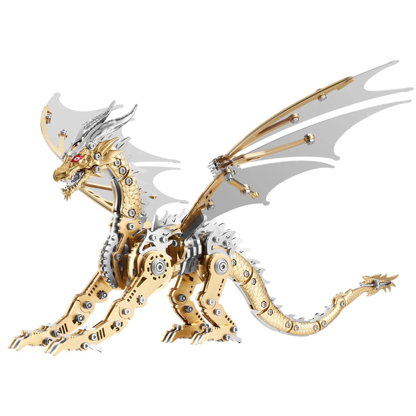 3D Metal Dragon Puzzle: Gift & Decor Engineering Kit ✓