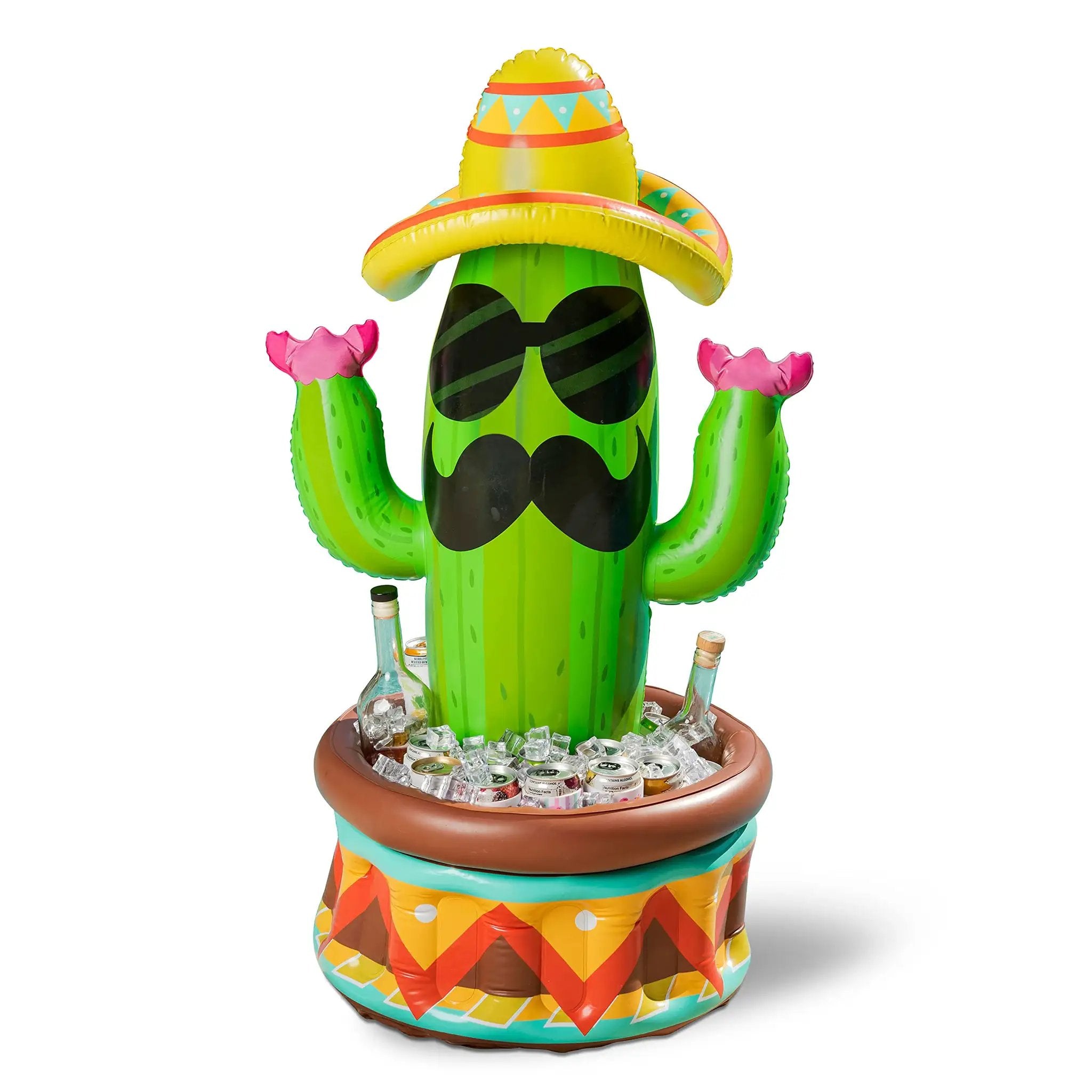 Inflatable Cactus Cooler Fiesta Supplies ✓