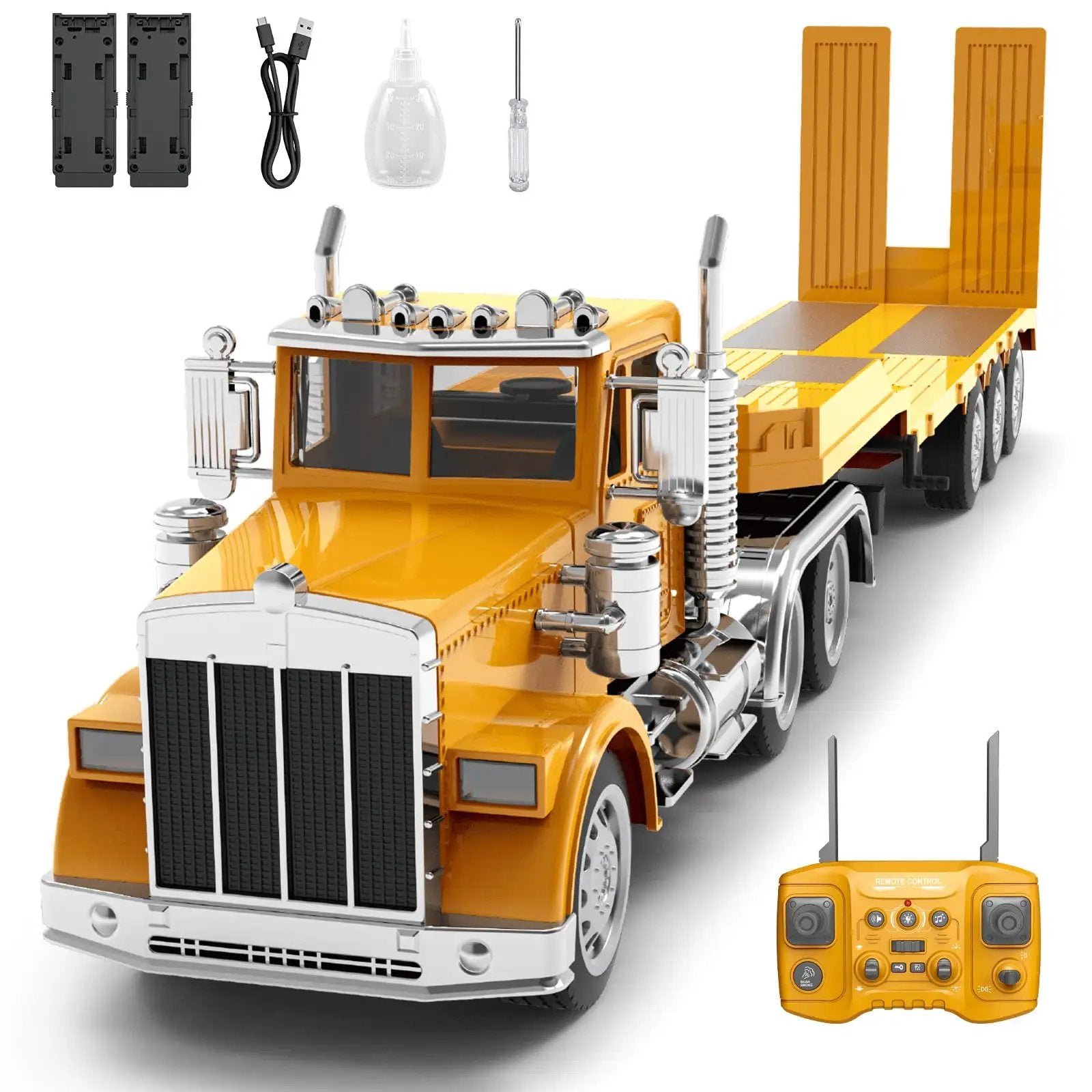 Giant 39.6 Inch RC Semi Trailer Truck For Kids ✓