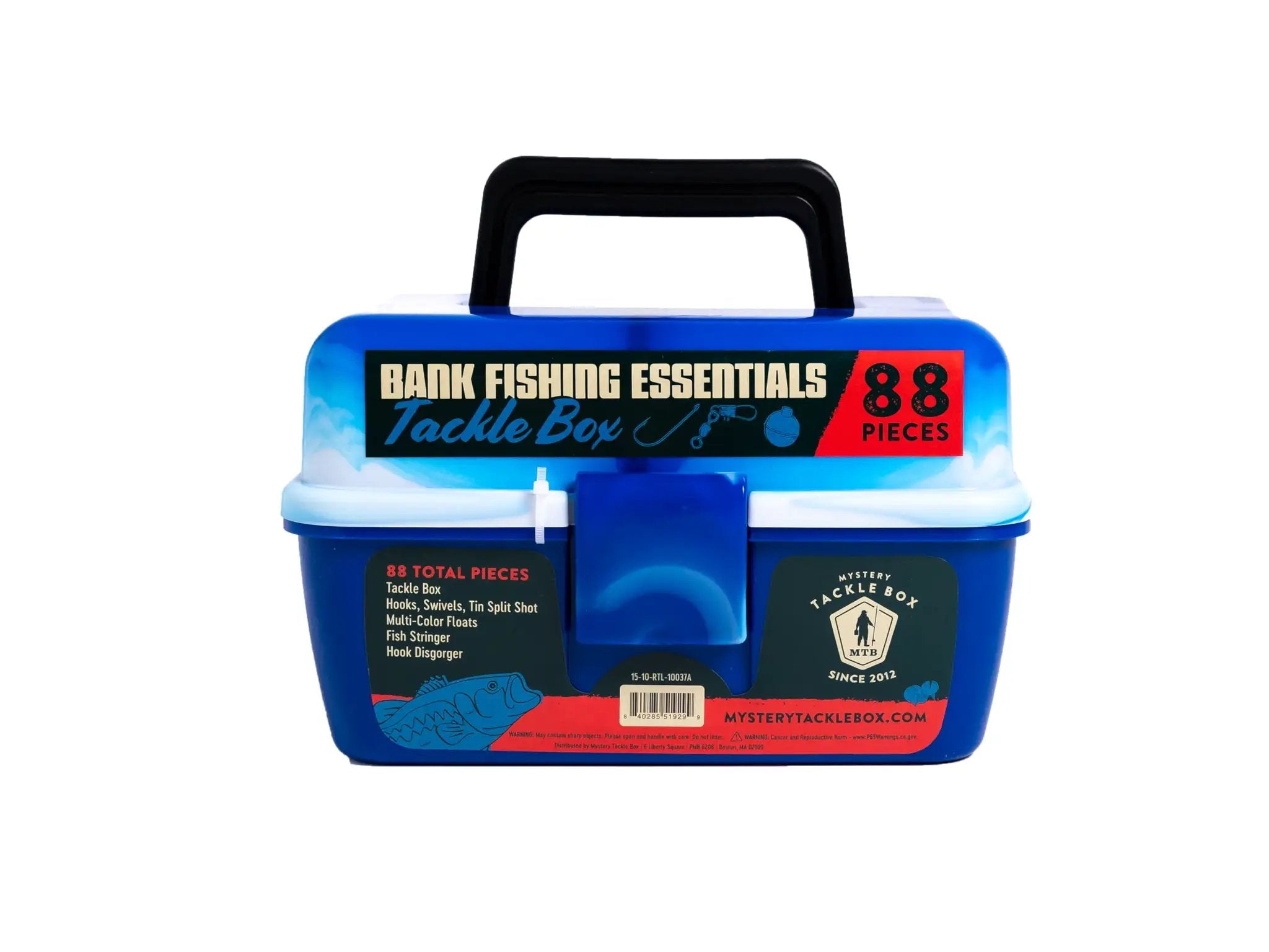 bank fishing tackle bag 88 Piece Bank Fishing Essentials Tackle Box Kit ✓