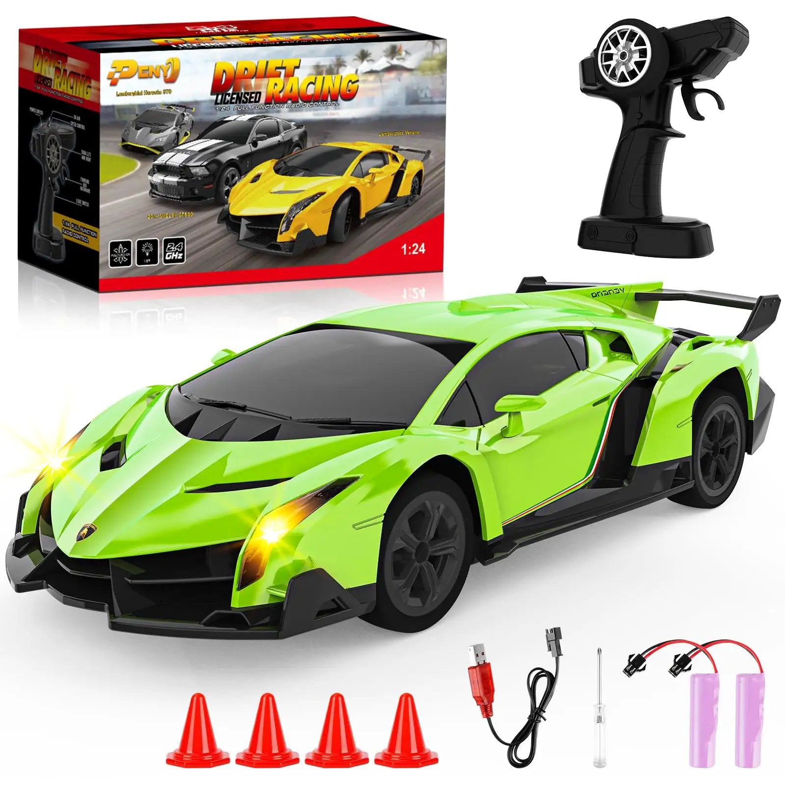 ラジコン フェラーリ ランボルギーニ ベンツ Lamborghini Veneno RC Drift Car ✓ Dynamic Toy Fun