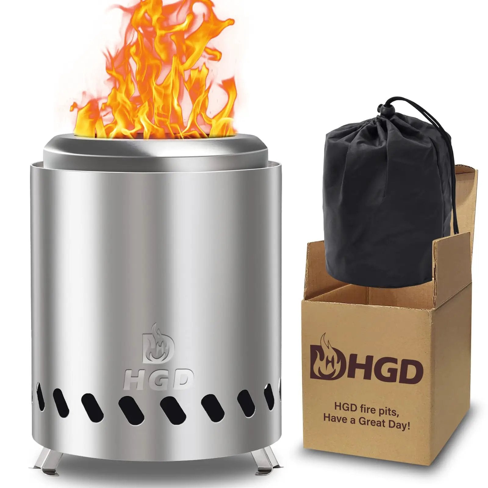 Tabletop Smokeless Fire Pit With Carry Bag – Cozy & Clean ✓