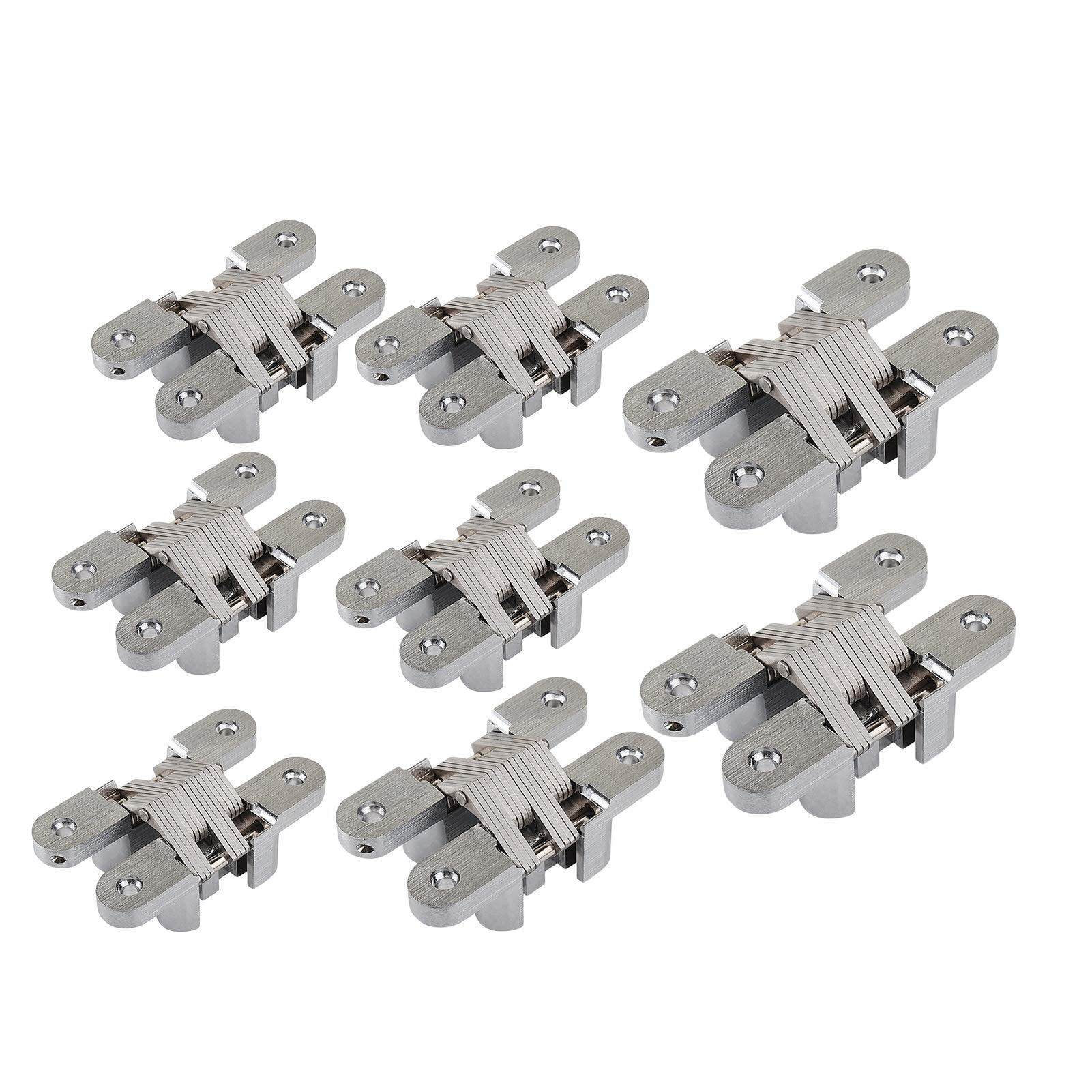 Concealed Door Hinges 8 Pack for Wood Doors ✓