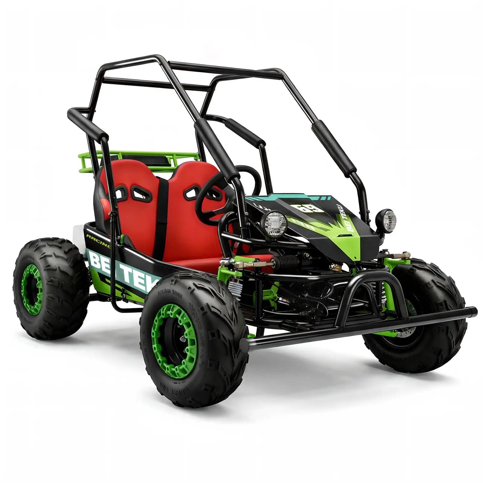 Two Seater Go Kart for Adults & Kids | Sturdy & Fast ✓
